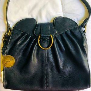 Navy blue Simple Noelle purse .